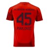 Original Fußballtrikot FC Bayern München Aleksandar Pavlovic 45 Heimtrikot 2024-25 Für Herren